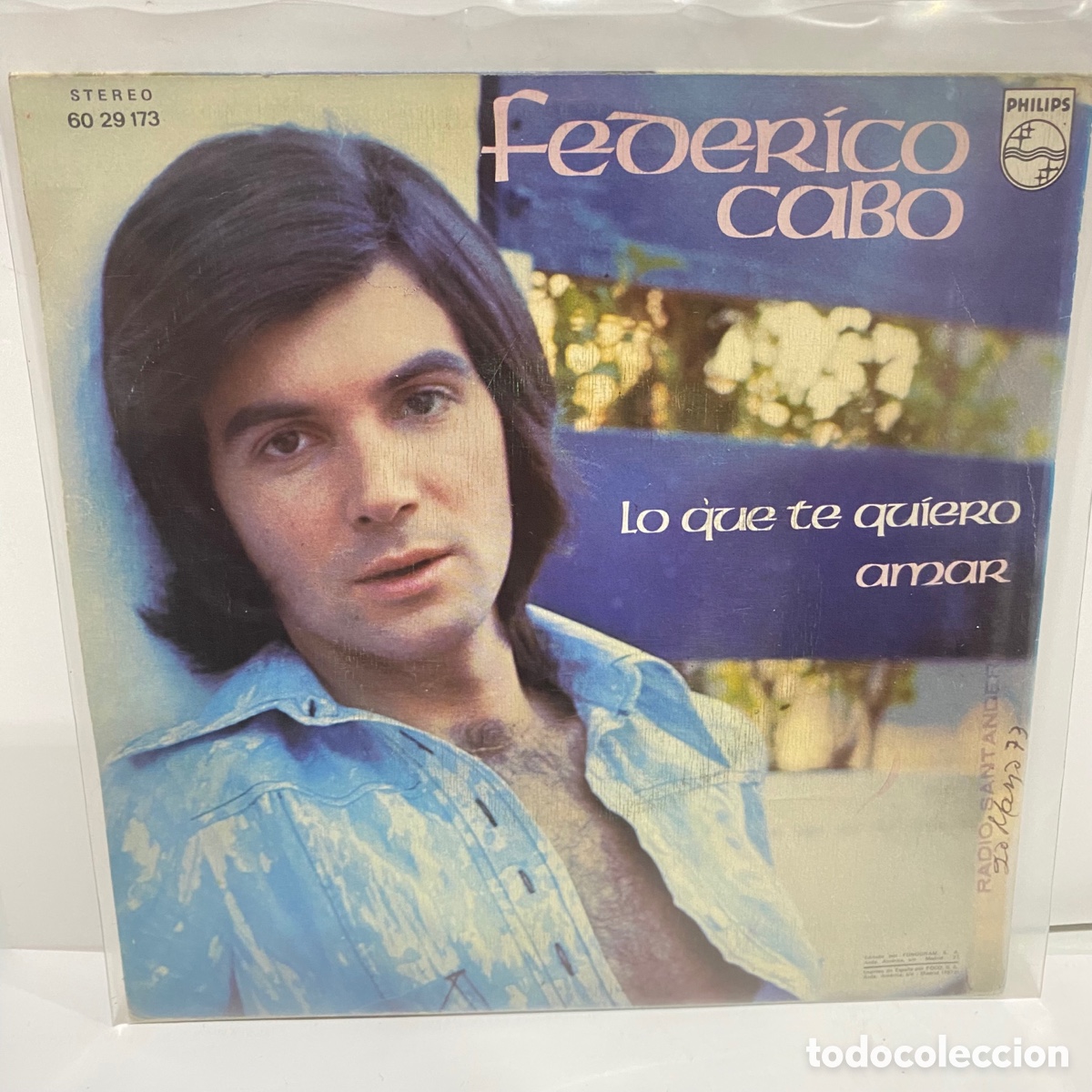 Discos de vinilo: Federico Cabo - Lo Que Te Quiero / Amar (7&rdquo;, Single) - Foto 4