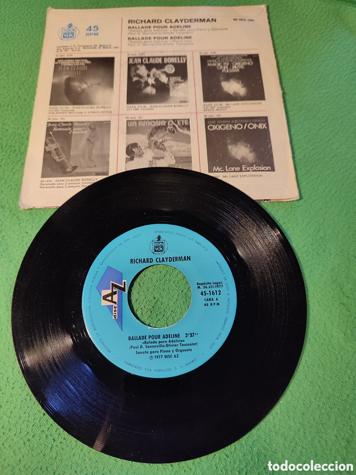 Discos de vinilo: Richard Clyderman - Ballade pour Adeline - Foto 2