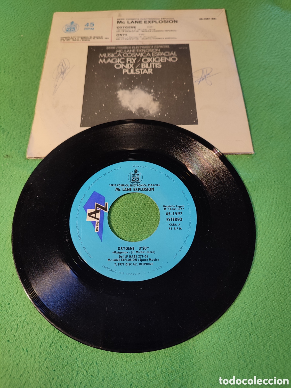 Discos de vinilo: McLane Explosi&oacute;n - Oxygene - Foto 2