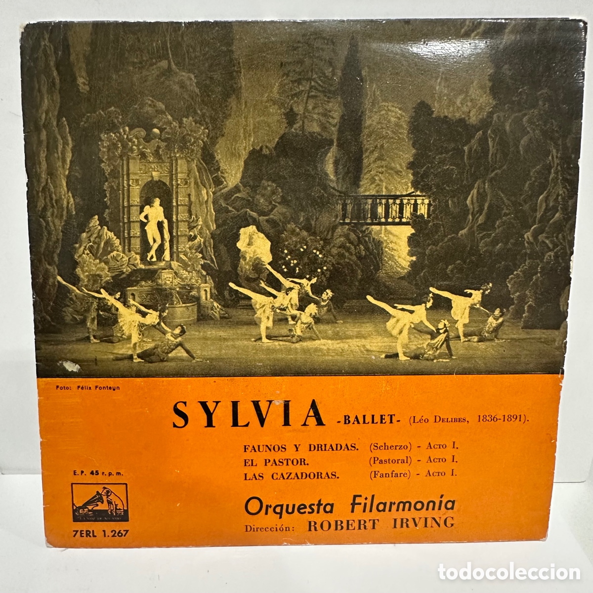 Discos de vinilo: Delibes - Robert Irving - Sylvia (Ballet) (7&rdquo;, EP) - Foto 1