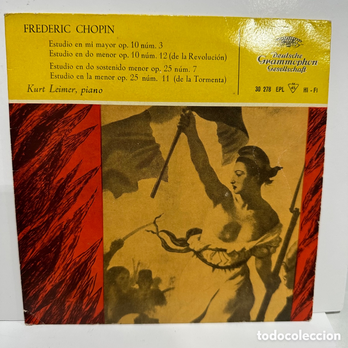 Discos de vinilo: Chopin - Kurt Leimer - Estudios (7&rdquo;, EP) DG - Foto 1