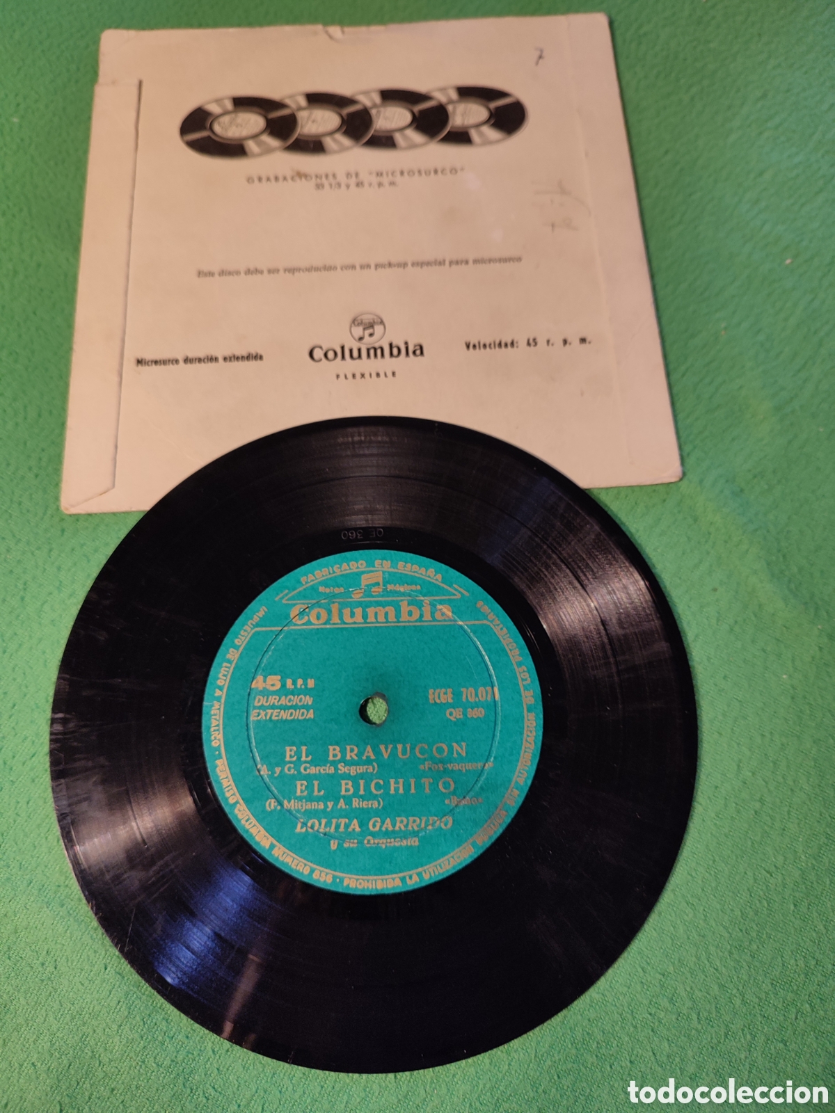 Discos de vinilo: Lolita Garrido - El bravuc&oacute;n+ 3 - Foto 2