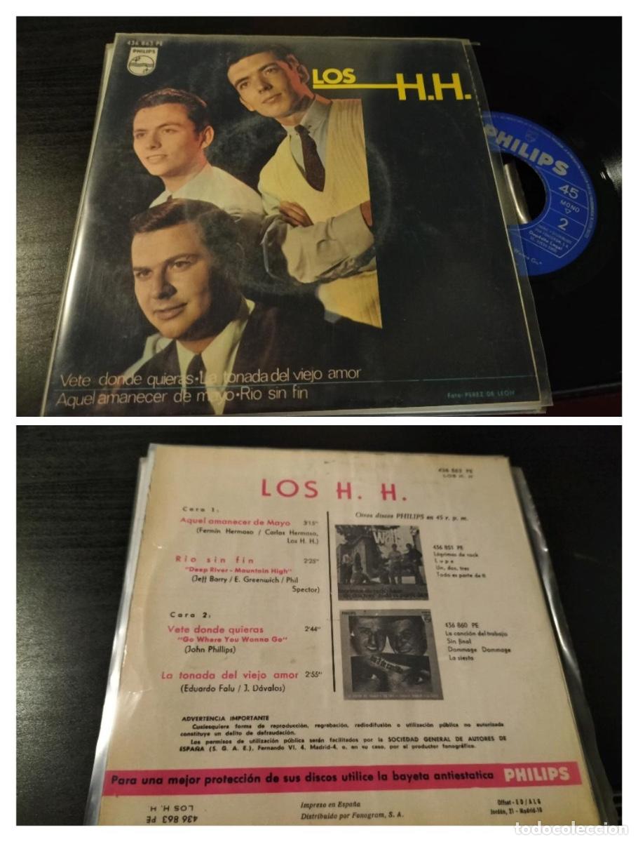 Vinyl records: LOS H.H. HH - AQUEL AMANECER DE MAYO 7” SINGLE EP PHILIPS 1966