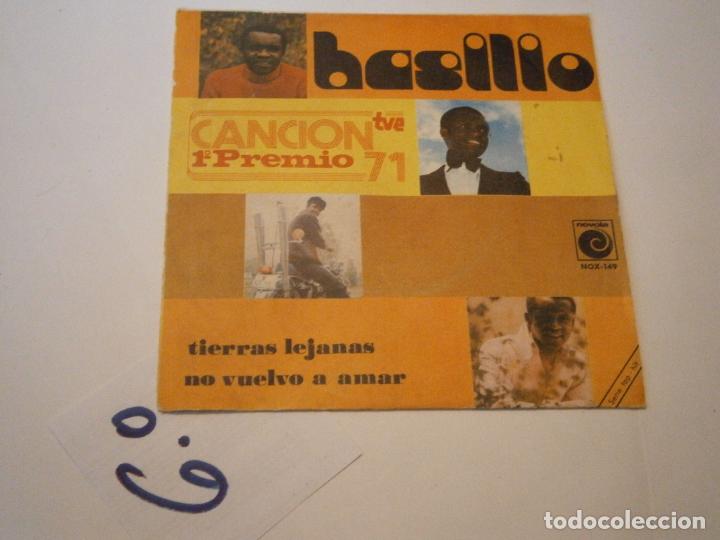 Discos de vinilo: ANTIGUO DISCO SINGLE VINILO - BASILIO - Foto 1