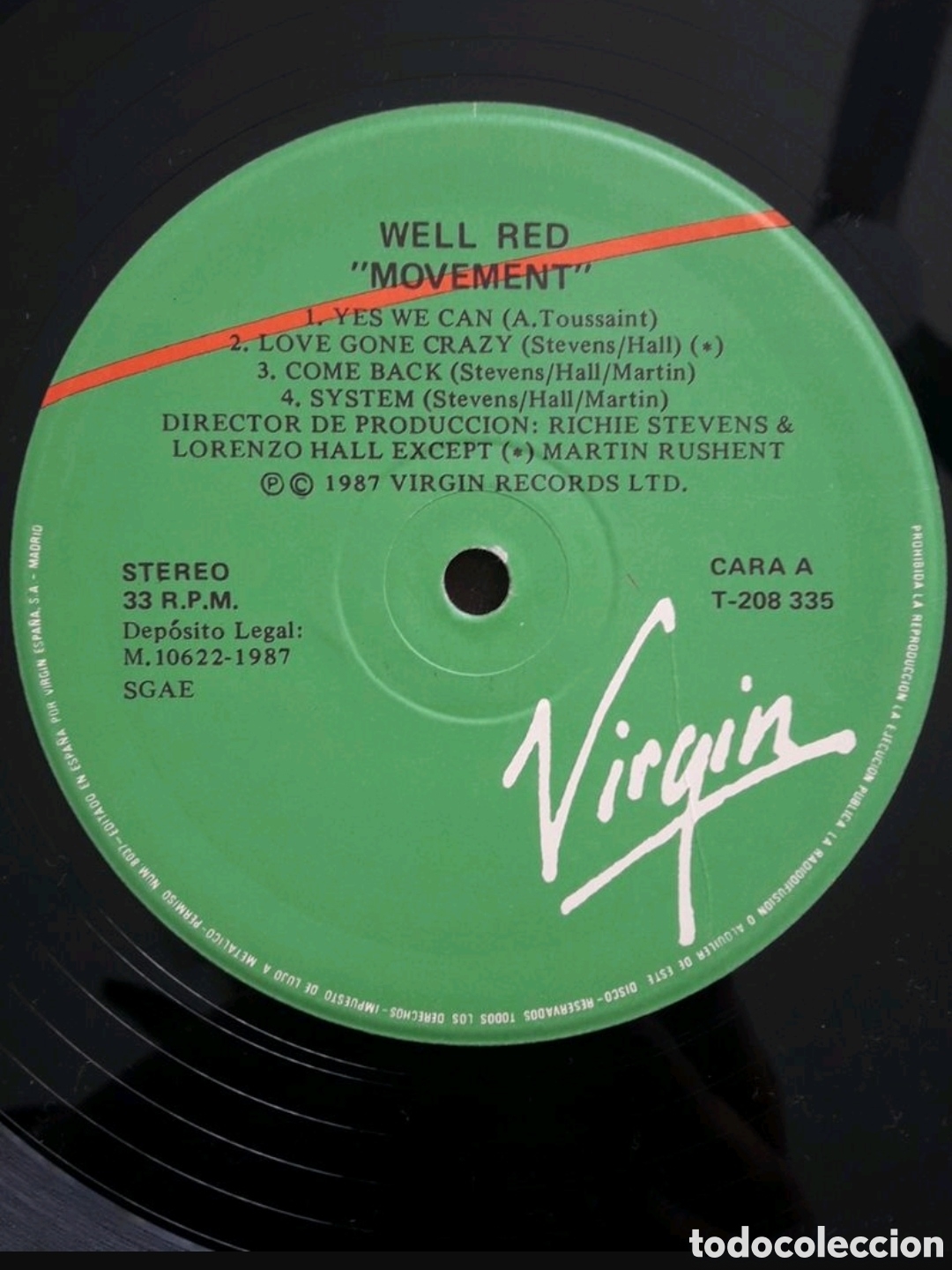 Discos de vinilo: Lp Well Red.&nbsp;Motion - Foto 3