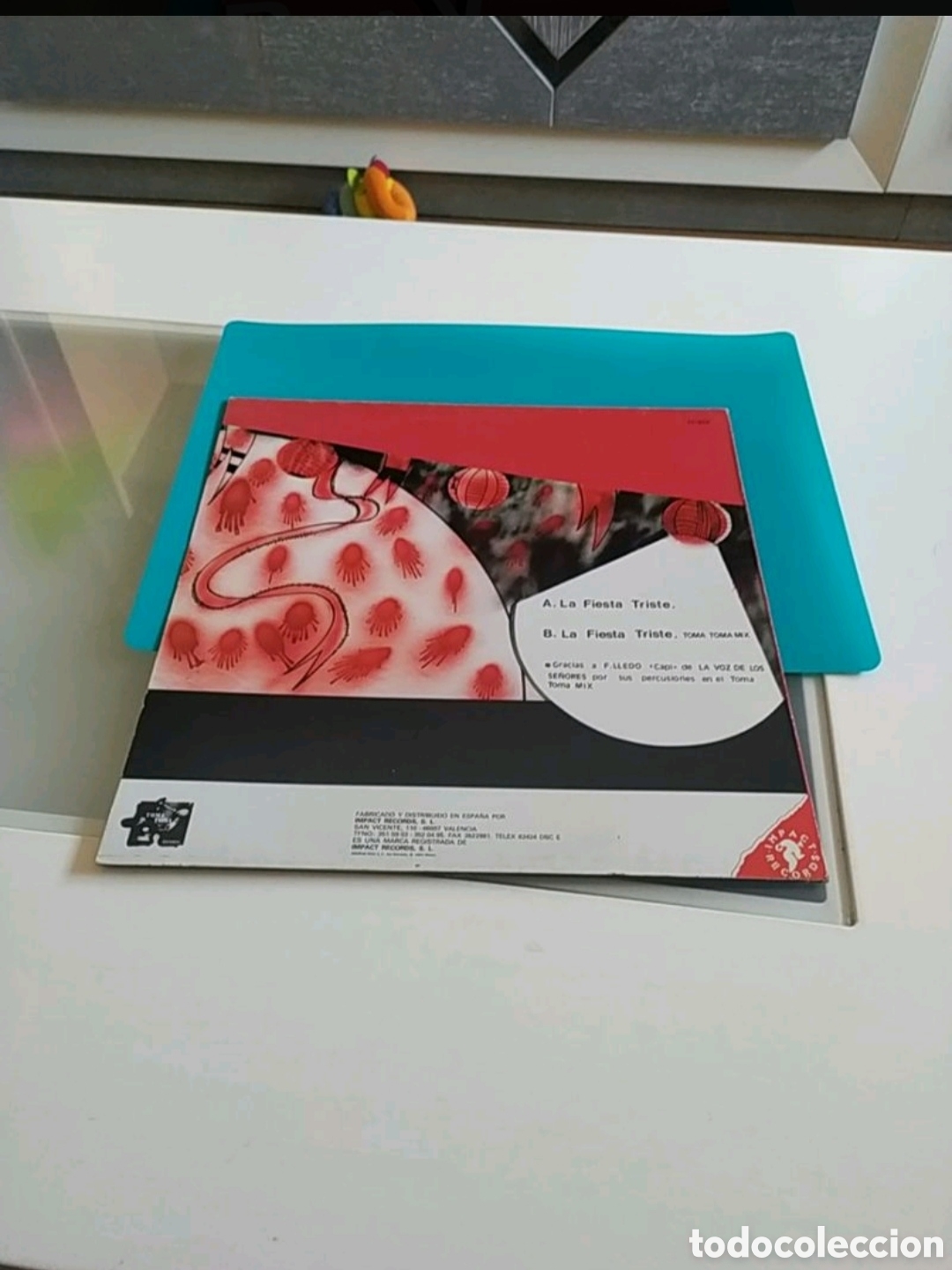 Discos de vinilo: Maxi single B. La V. La Fiesta Triste - Foto 2
