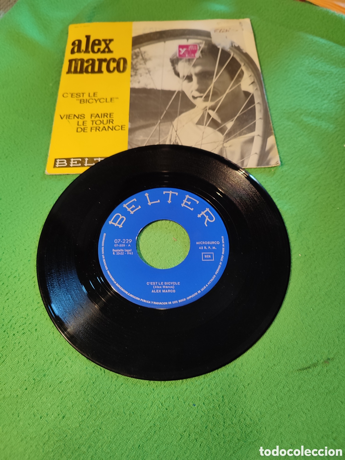 Discos de vinilo: Alex Marco - Cest le bicycle - Foto 2