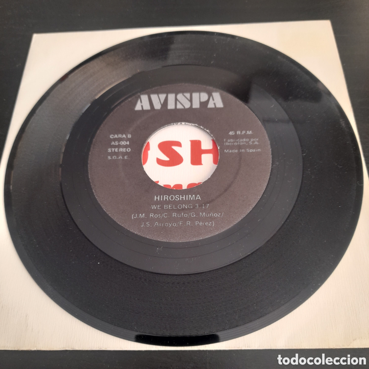 Discos de vinilo: Hiroshima &ndash; Missing You. Vinilo, 7&rdquo;, Single 1990 Espa&ntilde;a - Foto 4