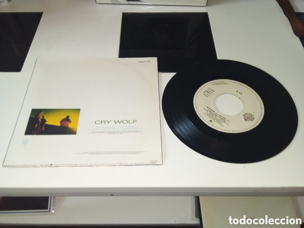 Discos de vinilo: A-HA - CRY WOLF - SINGLE - SPAIN - WARNER - PROMO - LP - - Foto 2