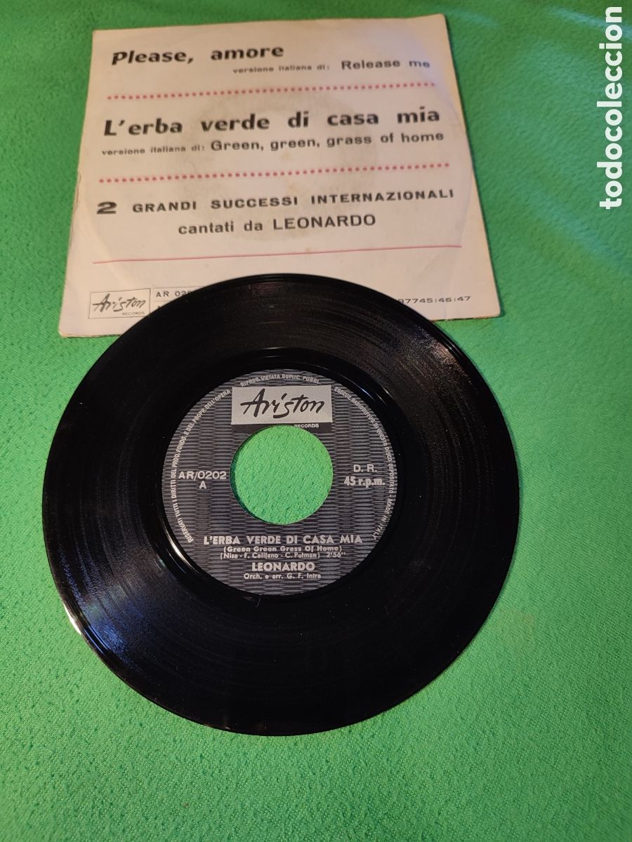 Discos de vinilo: Leonardo - Please amore - Foto 2