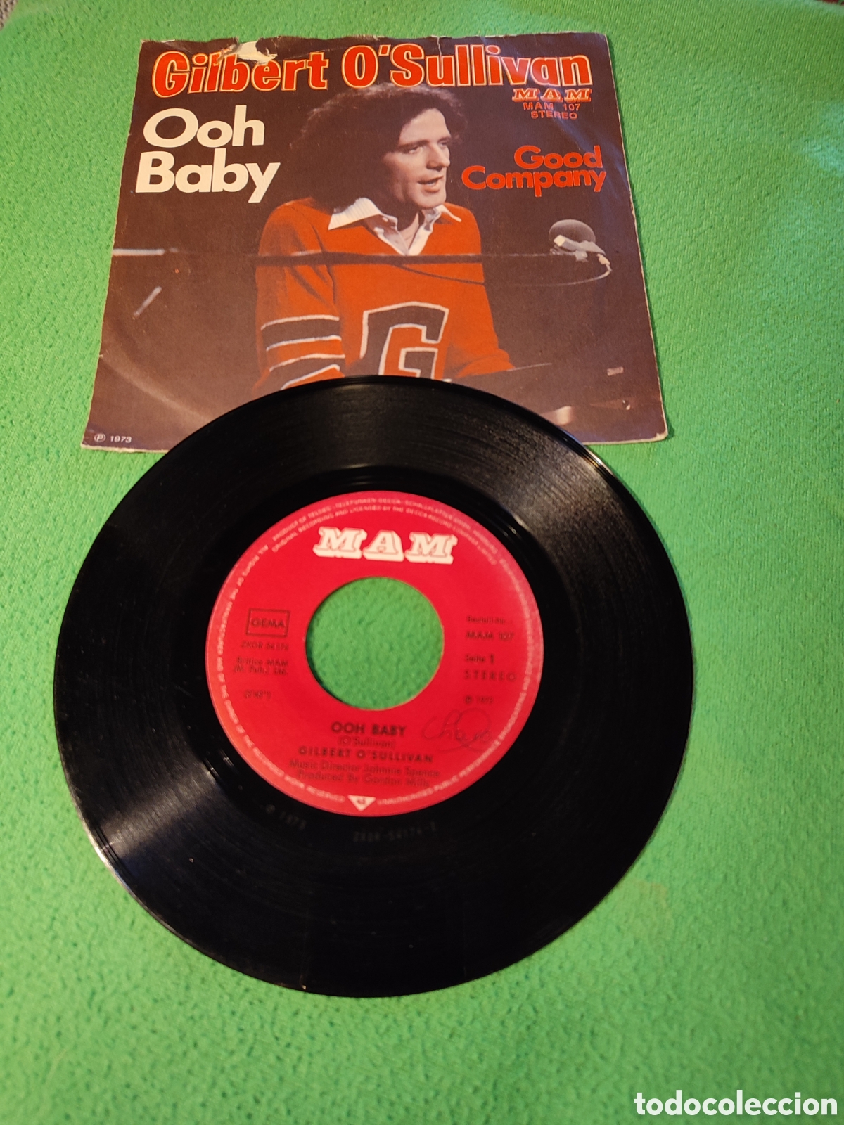 Discos de vinilo: Gilbert OSullivan - Ooh baby - Foto 2