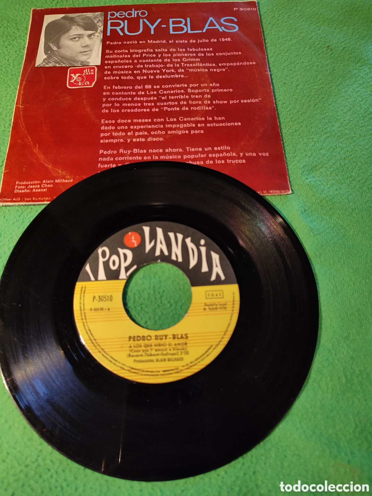 Discos de vinilo: Pedro Ruy-Blas - A los que ir&iacute;o al amor - Foto 2