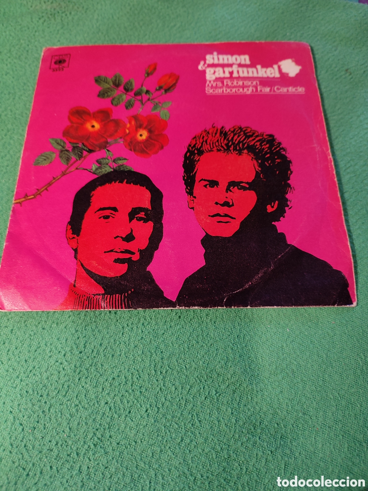 Discos de vinilo: Simon y Garfunkel - Mrs Robinson - Foto 1