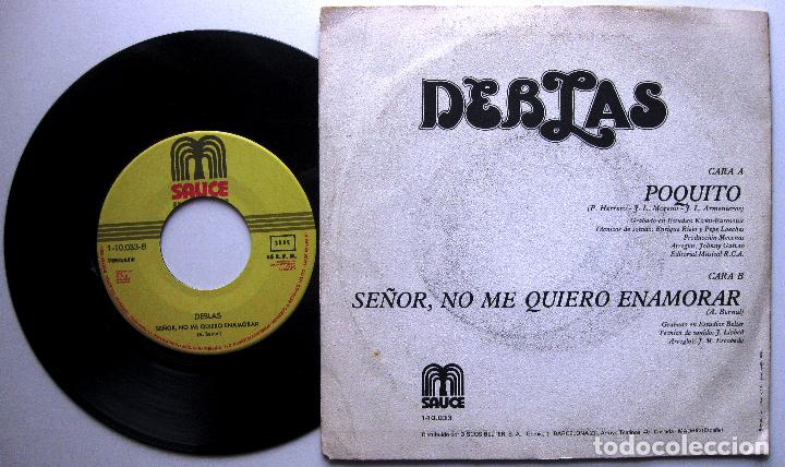 Discos de vinilo: Deblas - Poquito - Single Sauce 1979 BPY - Foto 2