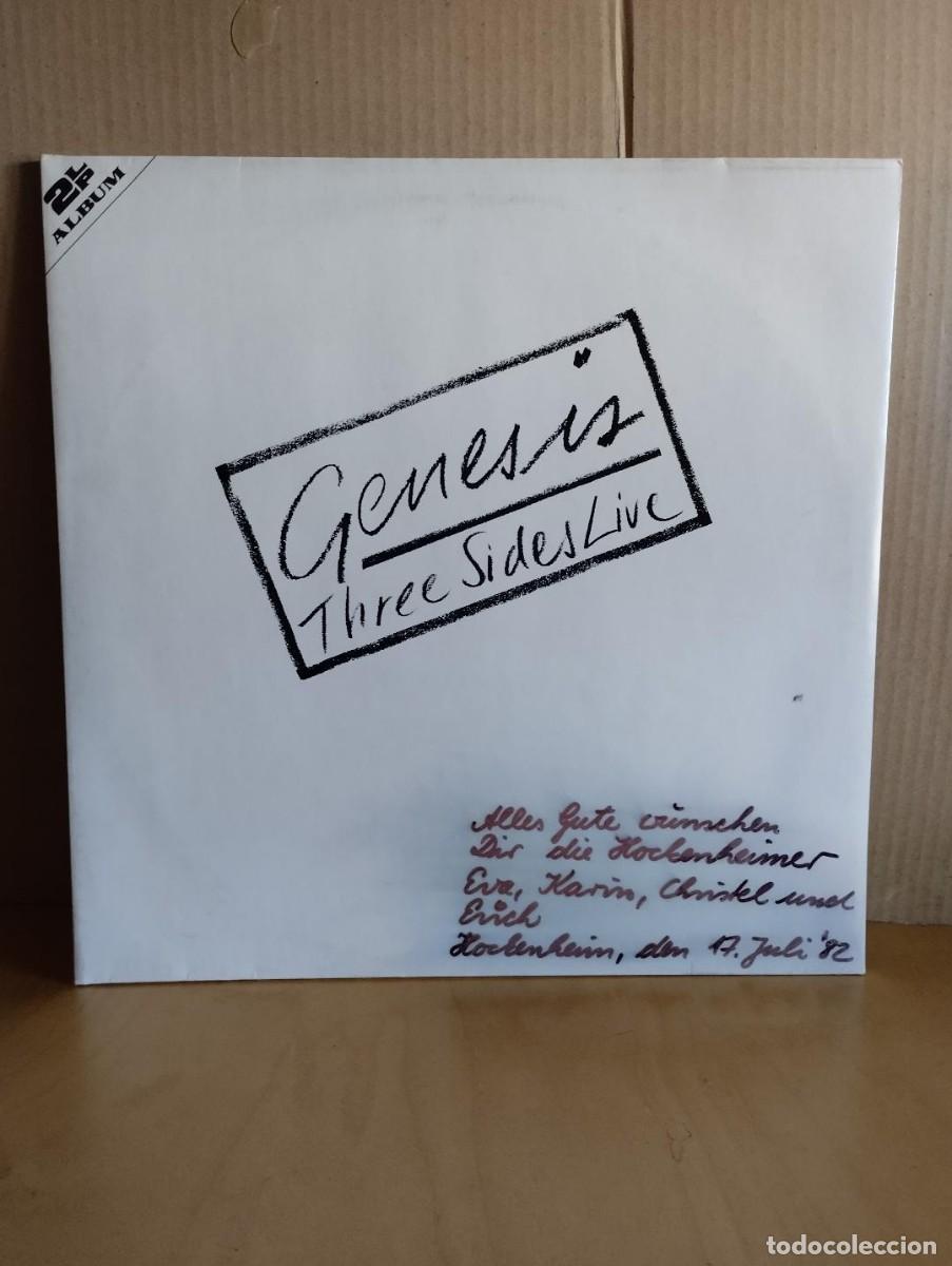 Discos de vinilo: GENESIS ---- THREE SIDES LIVE - Foto 1