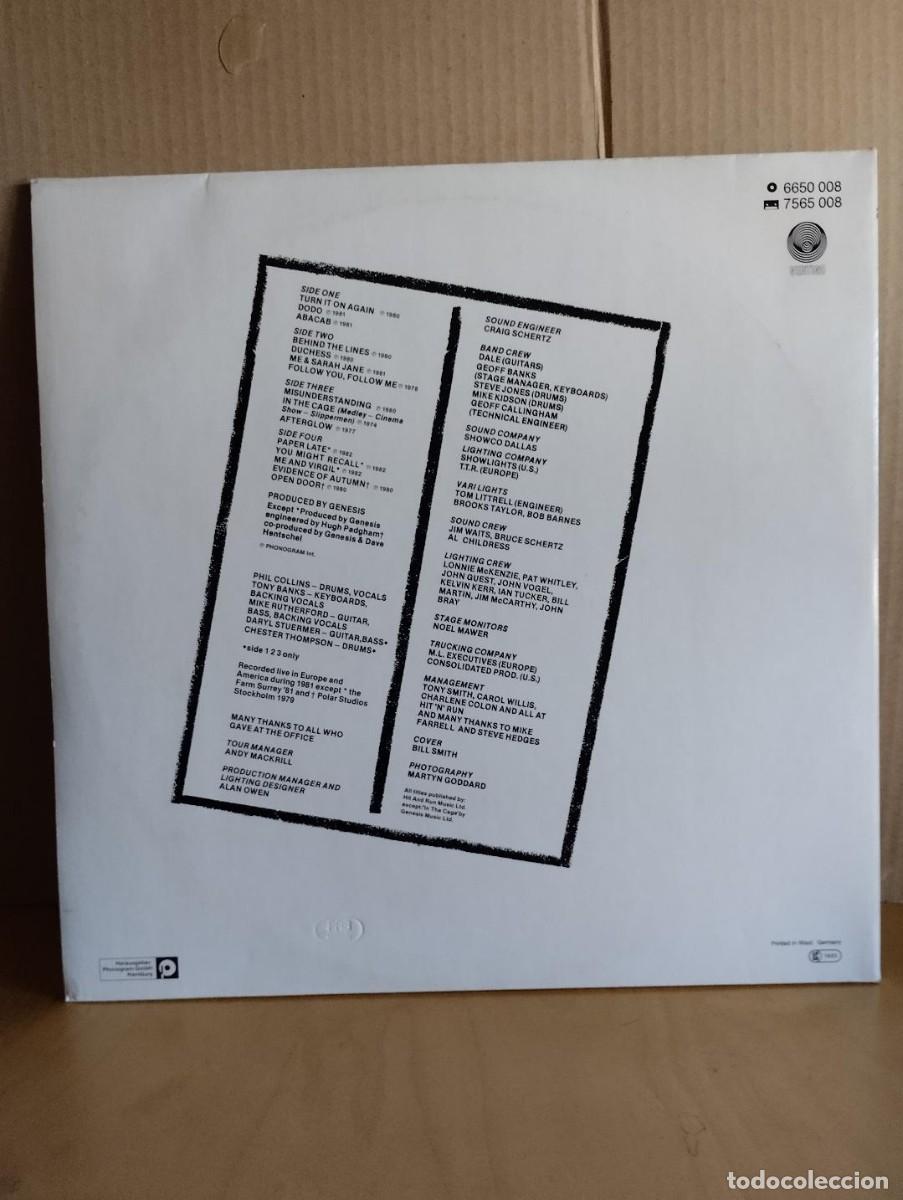 Discos de vinilo: GENESIS ---- THREE SIDES LIVE - Foto 2