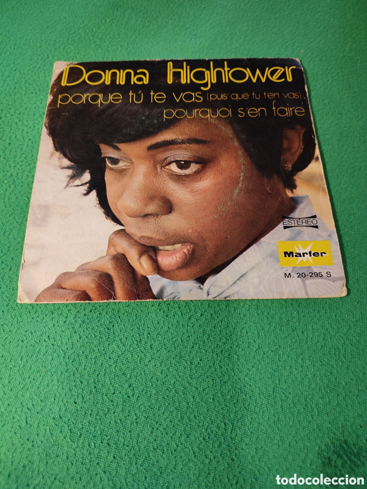 Discos de vinilo: Donna Hightower - Porque t&uacute; te vas - Foto 1