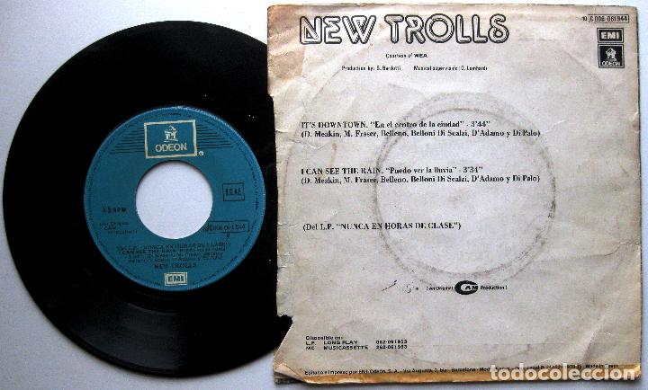 Discos de vinilo: New Trolls - Its Downtown - Single EMI Odeon 1978 BPY - Foto 2
