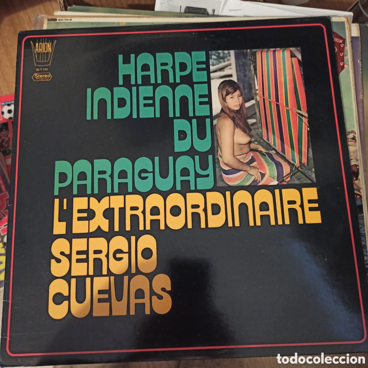 Discos de vinilo: Sergio Cuevas - Harpe Indienne Du Paraguay - Foto 1