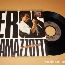 Discos de vinilo: EROS RAMAZZOTTI - TERRA PROMESSA - (LIVE BARCELONA '91 / PALAU SANT JORDI) - SINGLE - 1992