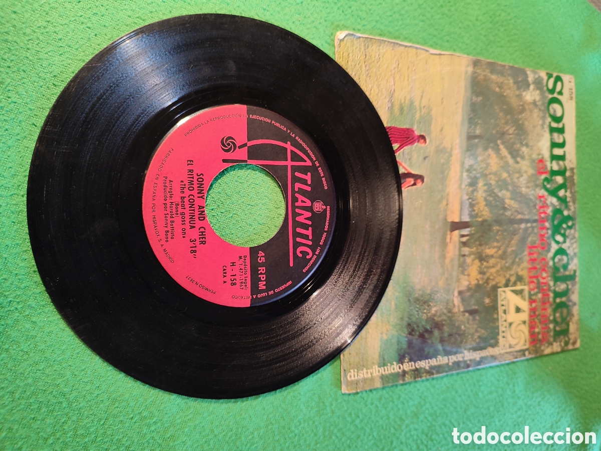 Discos de vinilo: Sonny & Cher - El ritmo continua - Foto 2