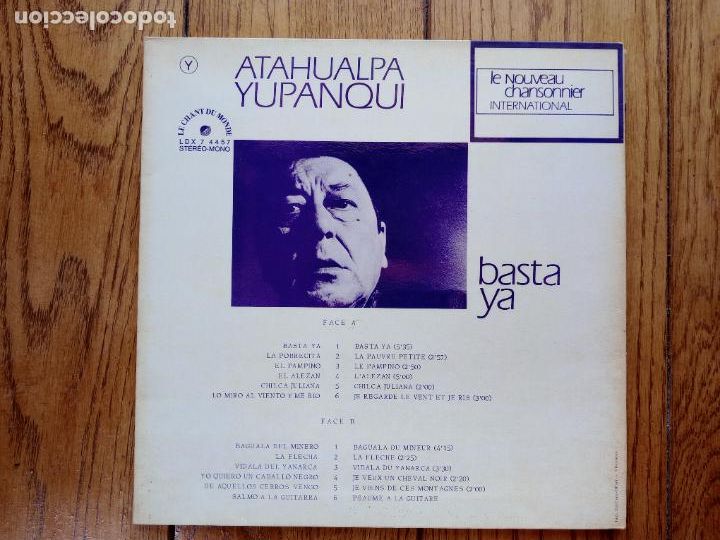 Discos de vinilo: Atahualpa Yupanqui - basta ya - Foto 4