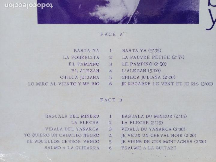 Discos de vinilo: Atahualpa Yupanqui - basta ya - Foto 5