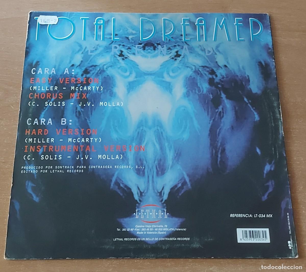 Discos de vinilo: lp MAXI TOTAL DREAMER SERENADE LETHAL RECORDS A&Ntilde;O 1996 - Foto 2