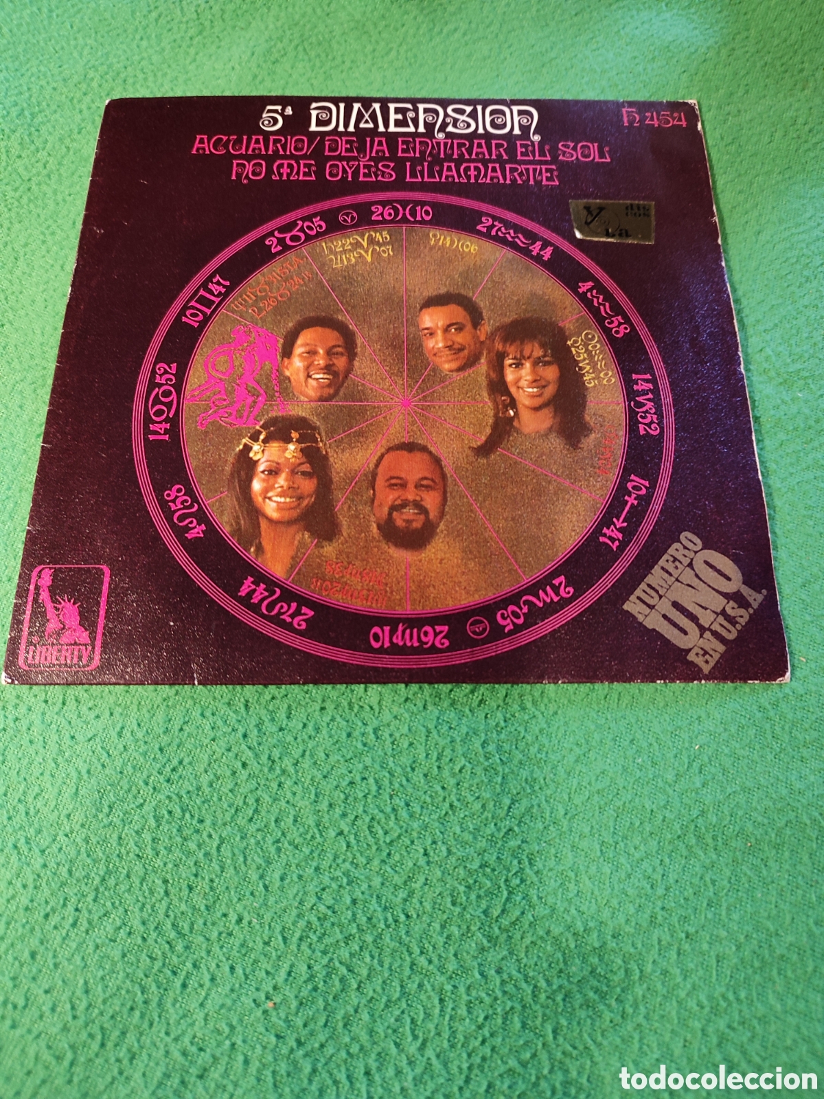 Discos de vinilo: 5 Dimensi&oacute;n - Acuario/ Deja entrar el sol - Foto 1