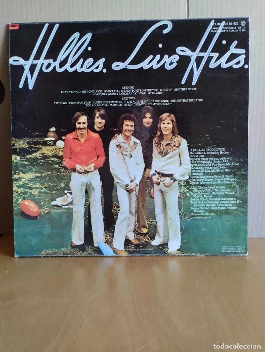 Discos de vinilo: THE HOLLIES ---- LIVE HITS - Foto 2