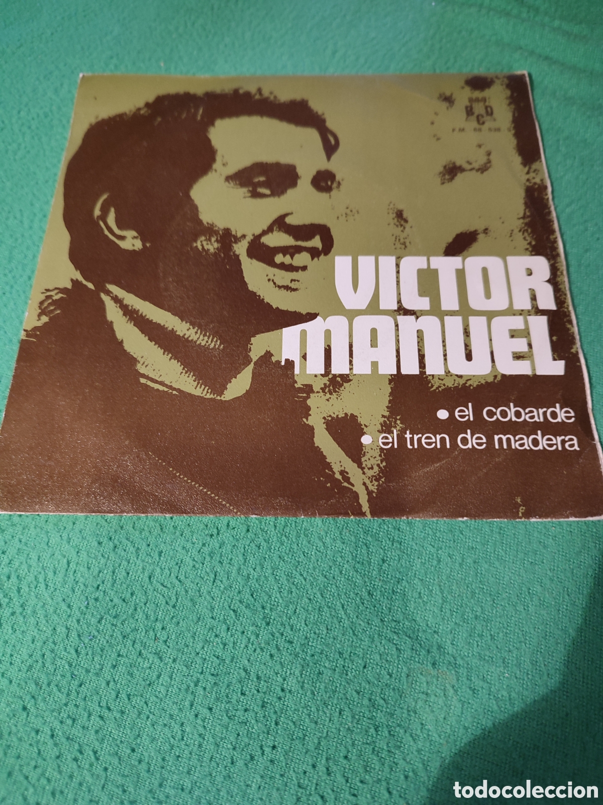 Discos de vinilo: V&iacute;ctor Manuel - El cobarde - Foto 1