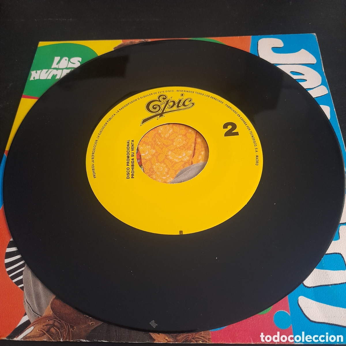 Discos de vinilo: Jovanotti &ndash; Los N&uacute;meros. Vinilo, 7&rdquo; 1990 Espa&ntilde;a - Foto 4