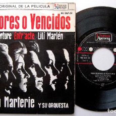 Discos de vinilo: RALPH MARTERIE ORQUESTA - VENCEDORES O VENCIDOS (JUDGMENT AT NUREMBERG) - EP UNITED ARTISTS 1962 BPY