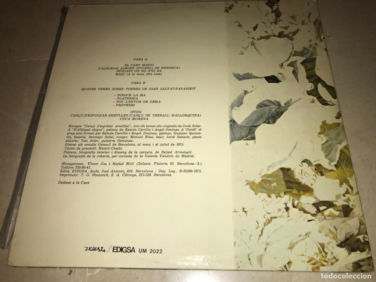 Discos de vinilo: TOTI SOLER-EL CANT MONJO-GATEFOLD-ORIGINAL 1975 - Foto 2