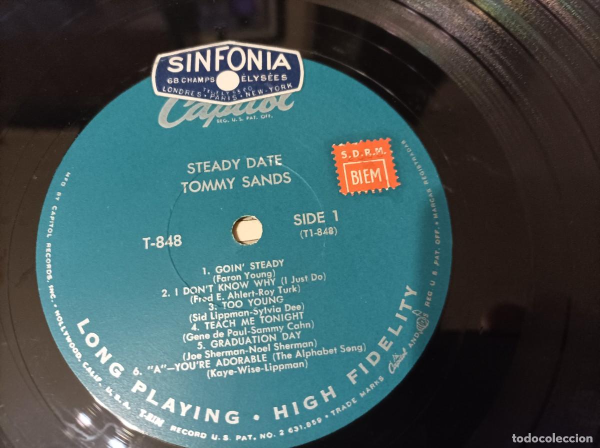 Discos de vinilo: Tommy Sands lp USA original - Foto 3