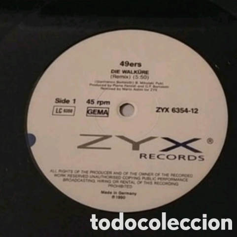Discos de vinilo: Maxi single 49 ers. Die Walk&uuml;re Remix - Foto 3