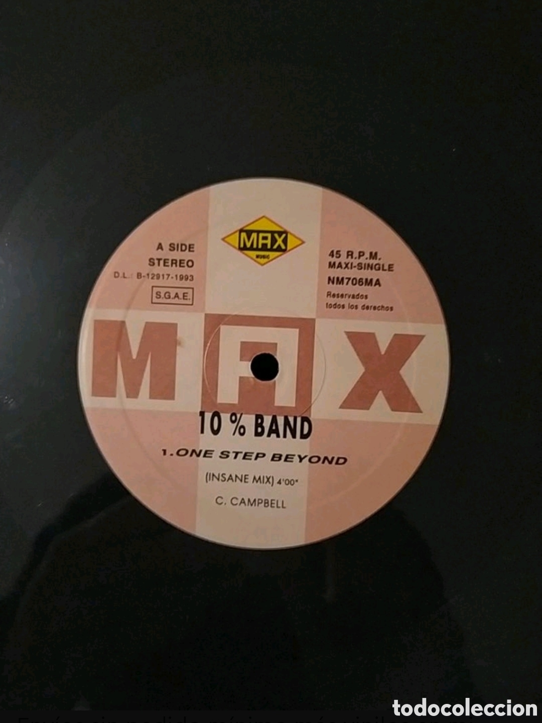 Discos de vinilo: Maxi single 10% Band. One step beyond - Foto 3