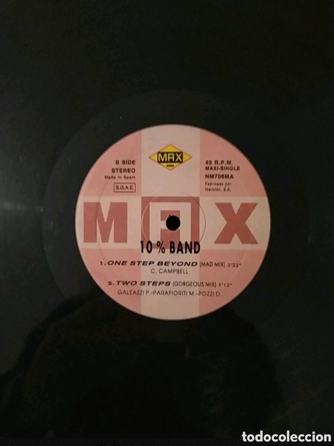 Discos de vinilo: Maxi single 10% Band. One step beyond - Foto 4
