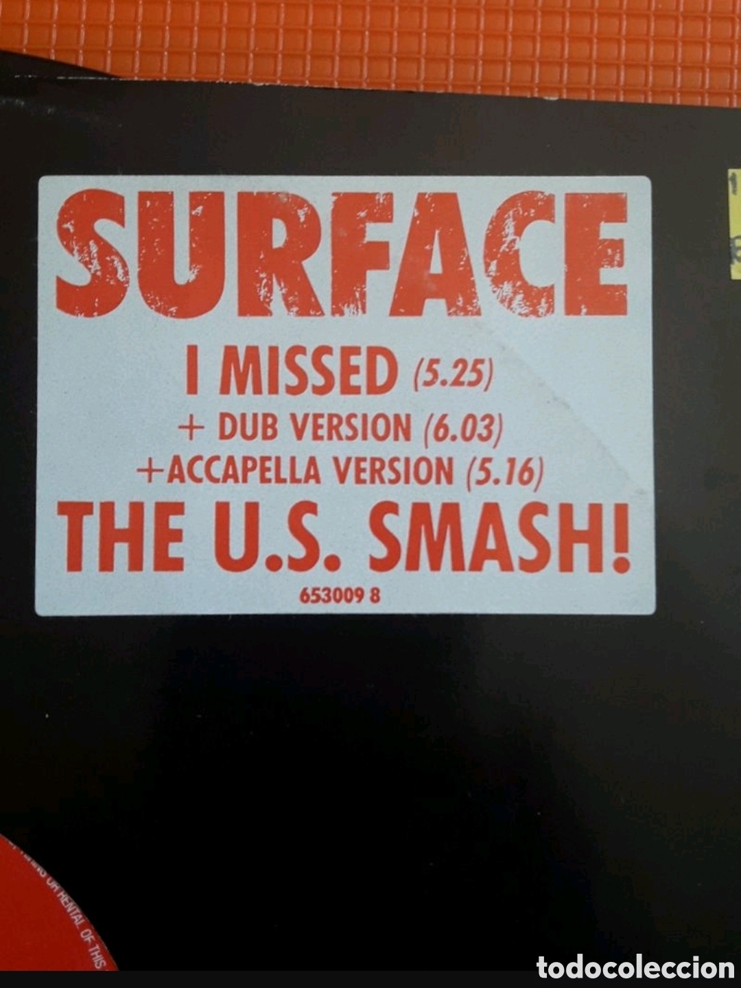 Discos de vinilo: Maxi single Surface.&nbsp;I Missed - Foto 2