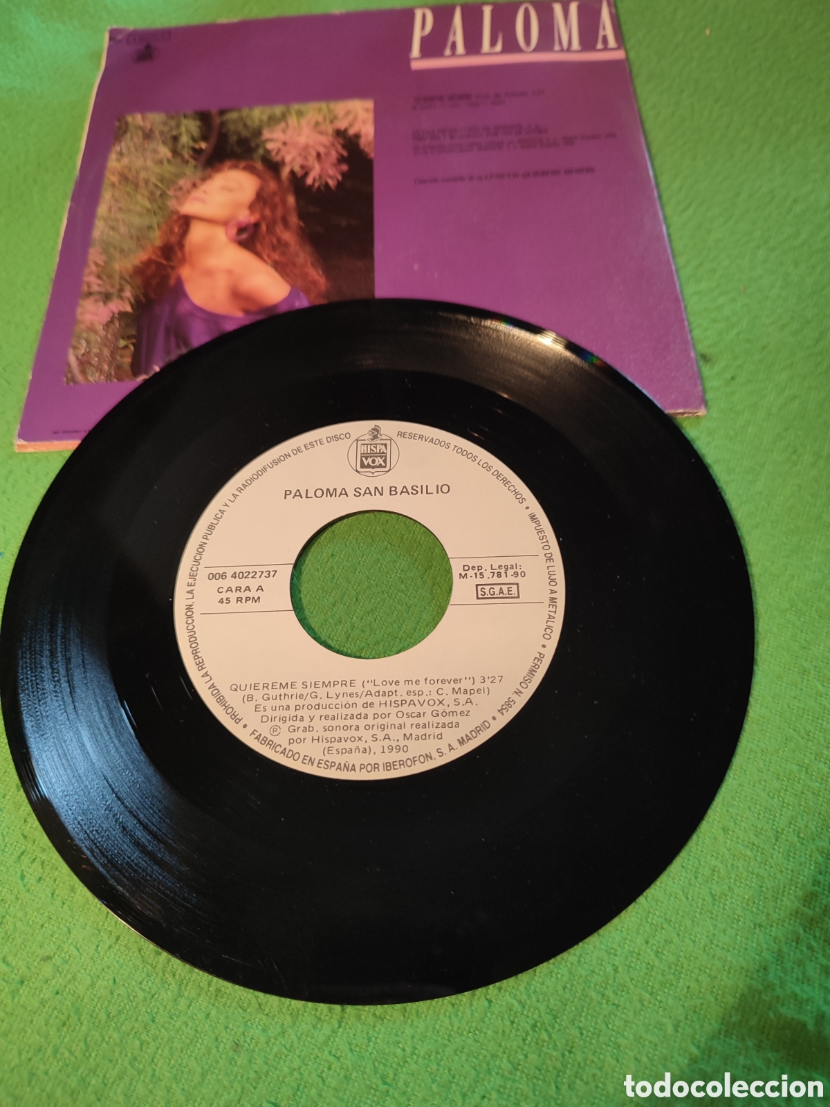 Discos de vinilo: Paloma San Basilio - Qui&eacute;reme siempre - Foto 2
