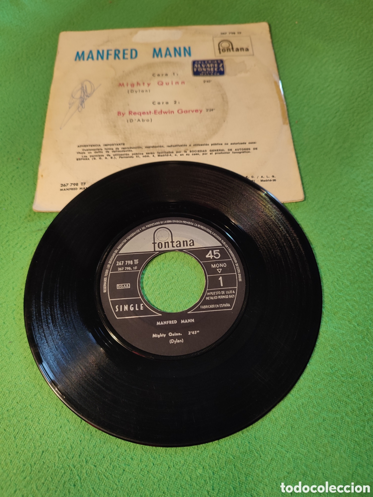 Discos de vinilo: Manfred Mann - Mighty Quinn - Foto 2