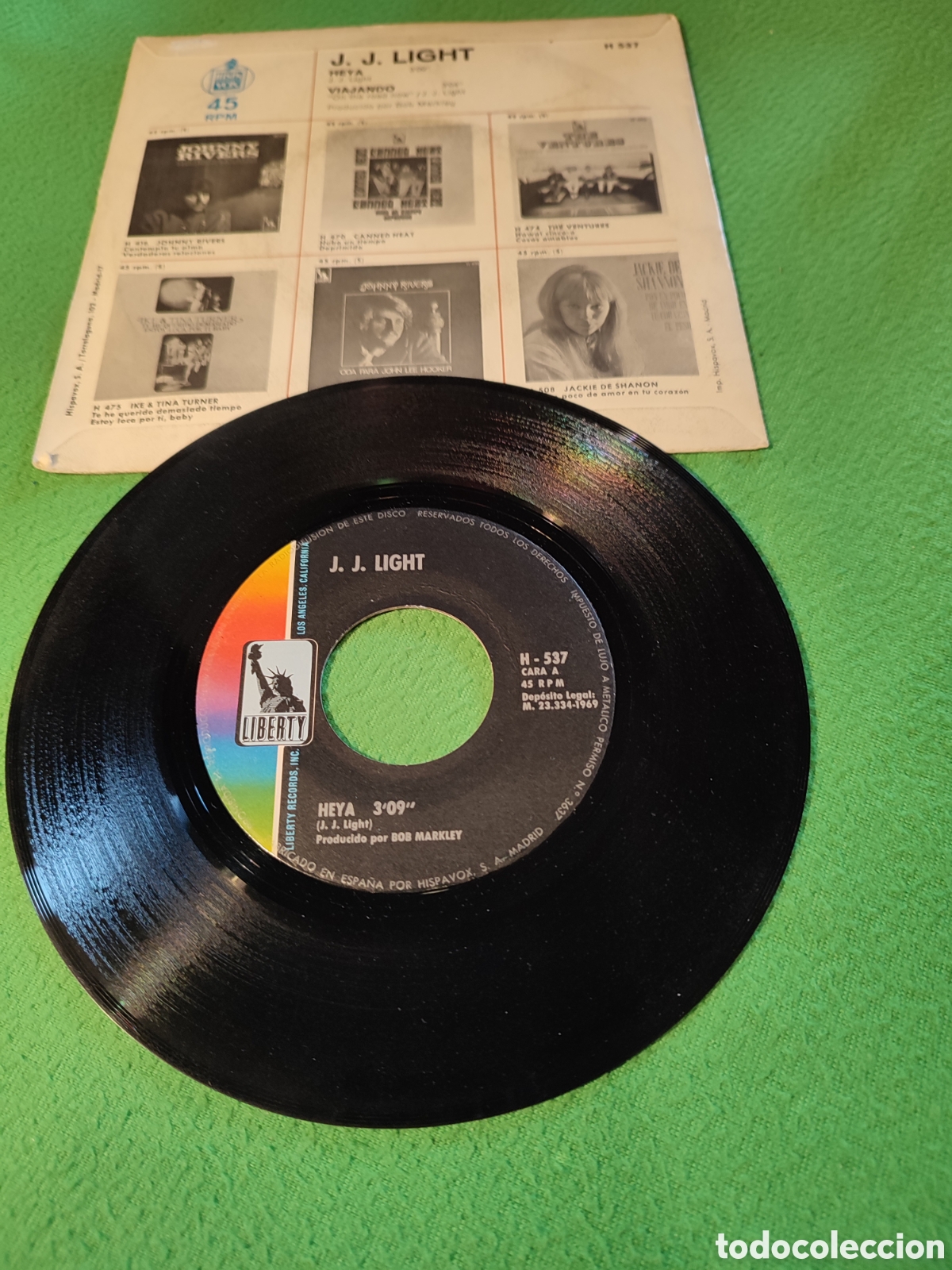 Discos de vinilo: J.J. Light - Heya - Foto 2