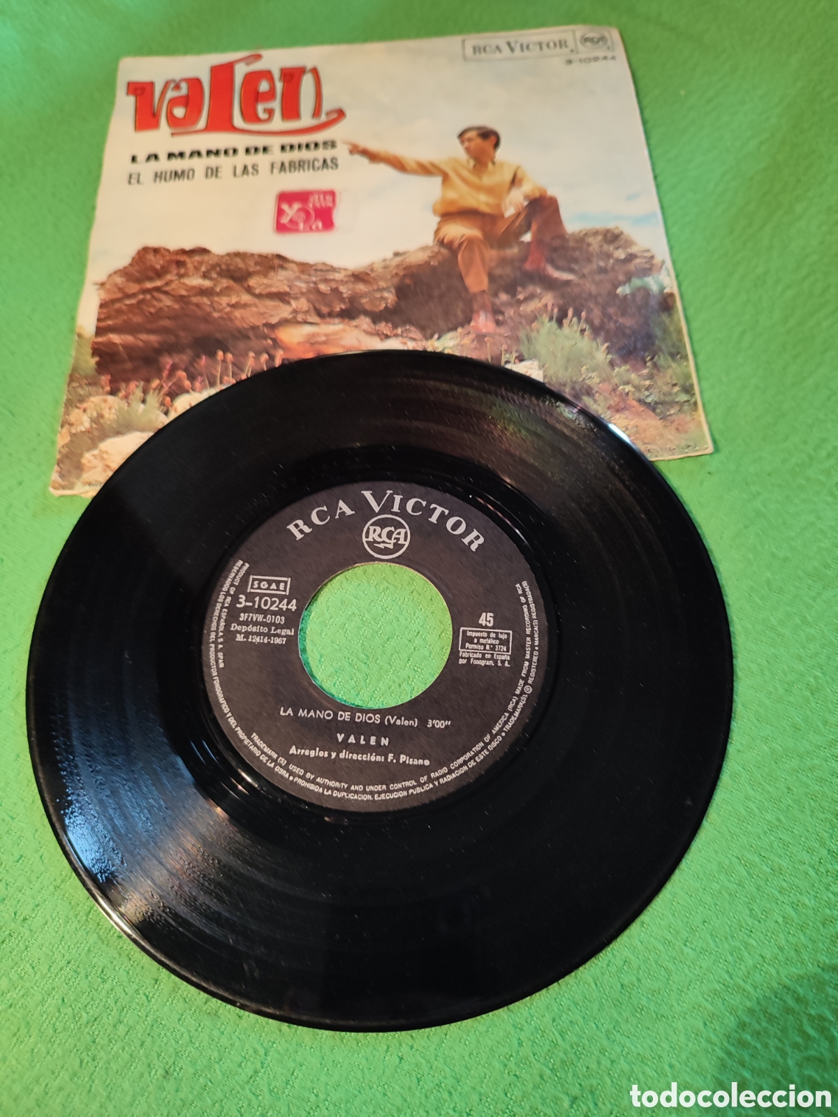 Discos de vinilo: Valen - La mano de Dios - Foto 2