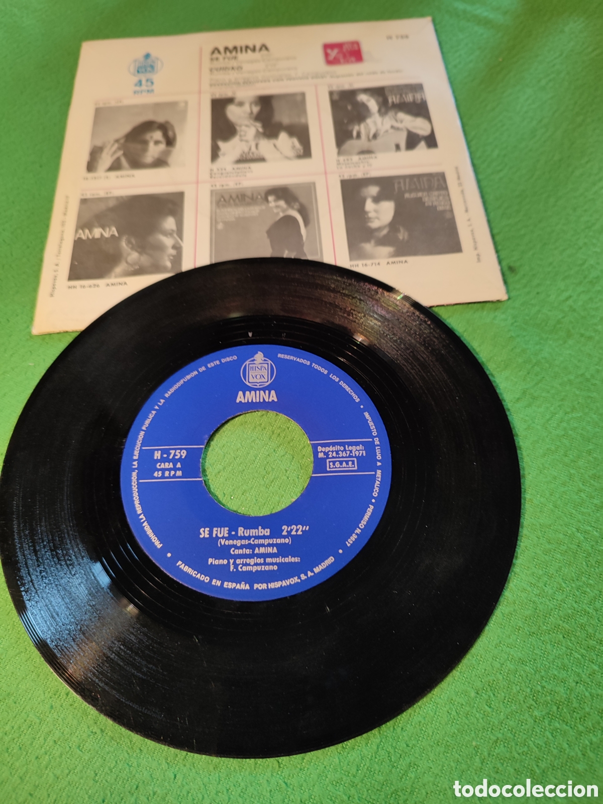 Discos de vinilo: Amina - Se fue - Foto 2