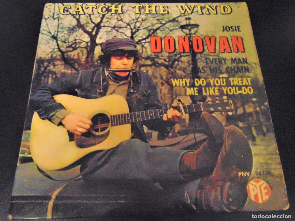 Discos de vinilo: Donovan &lrm;&ndash; Catch The Wind + 3 - EP FRANCES 1965 - Foto 1