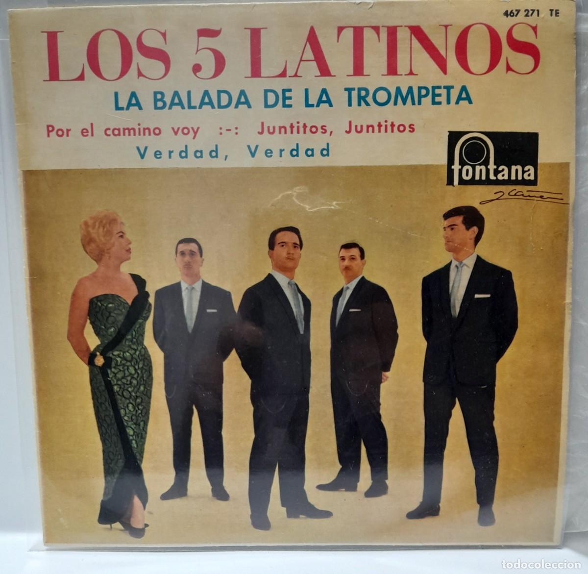 Discos de vinilo: LOS 5 LATINOS - La Balada de la Trompeta + 3 - Foto 1