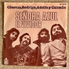 Discos de vinilo: CÁNOVAS, RODRIGO, ADOLFO Y GUZMÁN- SEÑORA AZUL