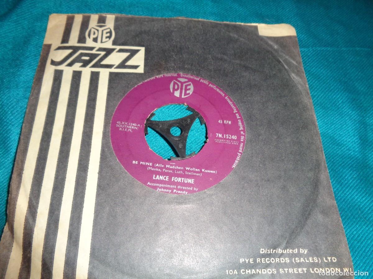 Discos de vinilo: LANCE FORTUNE. BE MINE / ACTION. PYE, 1960. EDC. UK - Foto 1