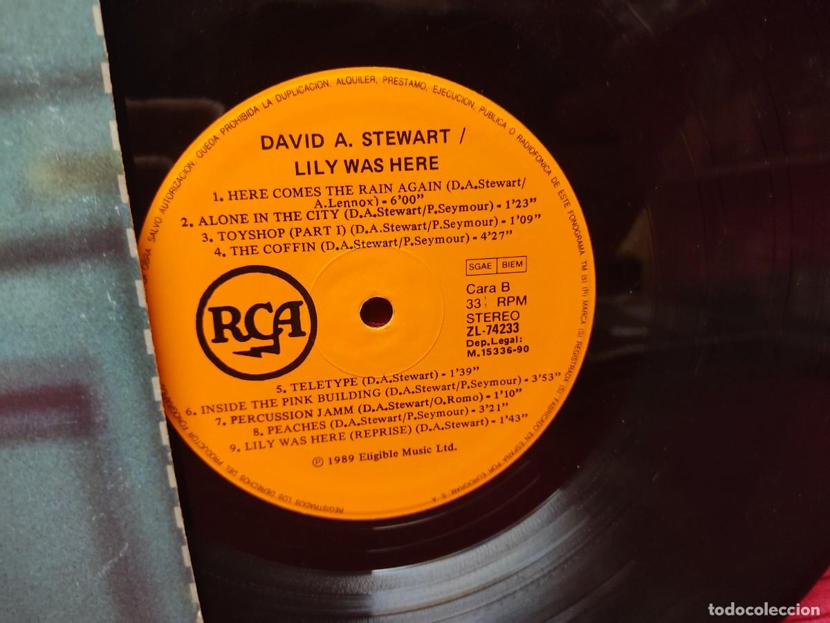 Discos de vinilo: DAVID A. STEWART & CANDY DUFFER - LILY WAS HERE BSO LP - Foto 2