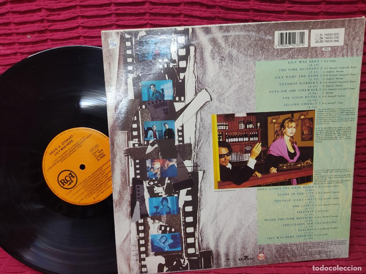 Discos de vinilo: DAVID A. STEWART & CANDY DUFFER - LILY WAS HERE BSO LP - Foto 3